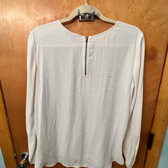 LOFT Mixed Media Blouse - Picture 2 of 4